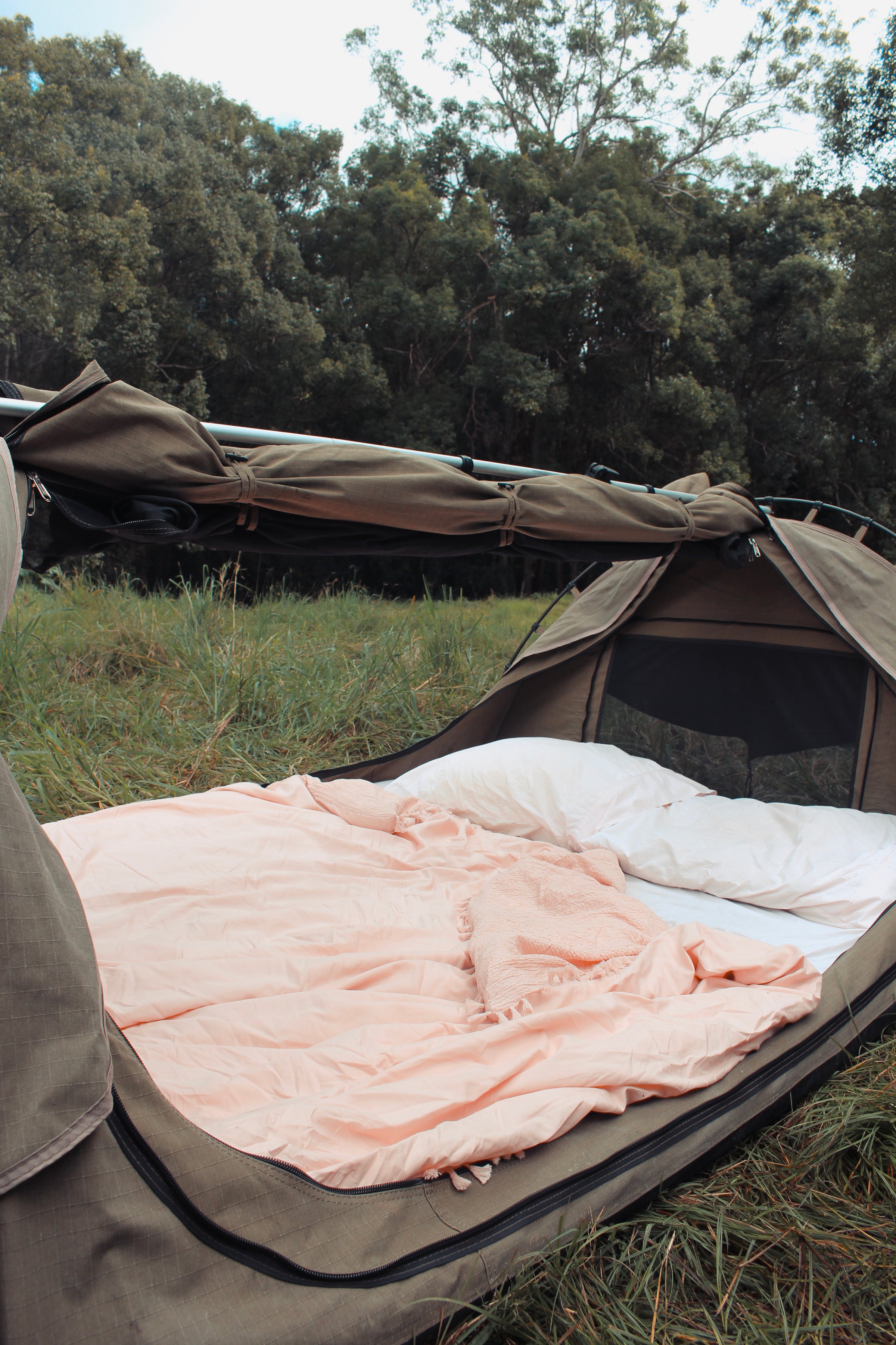 Double Swag Fitted Sheet Set - Charcoal | Trailblaize Gear